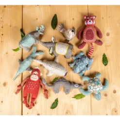 Resploot Olifant - Hondenspeelgoed - 22x5x17 cm Multi-Color