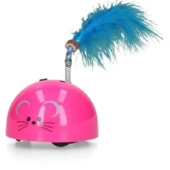 Robocat Pink Mouse - Kattenspeelgoed - Pink Groen Met Madnip