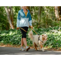 Rogz Air Tech Lijn Zwart&Oker - Hondenriem