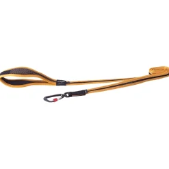 Rogz Air Tech Lijn Zwart&Oker - Hondenriem