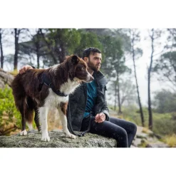 Rogz Air Tech Sport Riem & Lijn Zwart&Grijs - Hondenhalsbandset