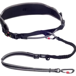 Rogz Air Tech Sport Riem & Lijn Zwart&Grijs - Hondenhalsbandset