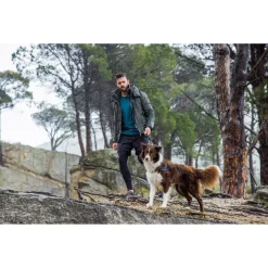 Rogz Air Tech Sport Riem & Lijn Zwart&Grijs - Hondenhalsbandset