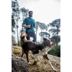 Rogz Air Tech Sport Riem & Lijn Zwart&Grijs - Hondenhalsbandset