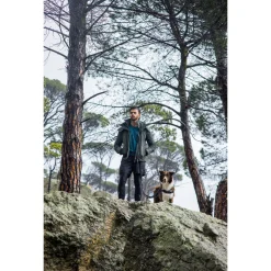 Rogz Air Tech Sport Riem & Lijn Zwart&Grijs - Hondenhalsbandset