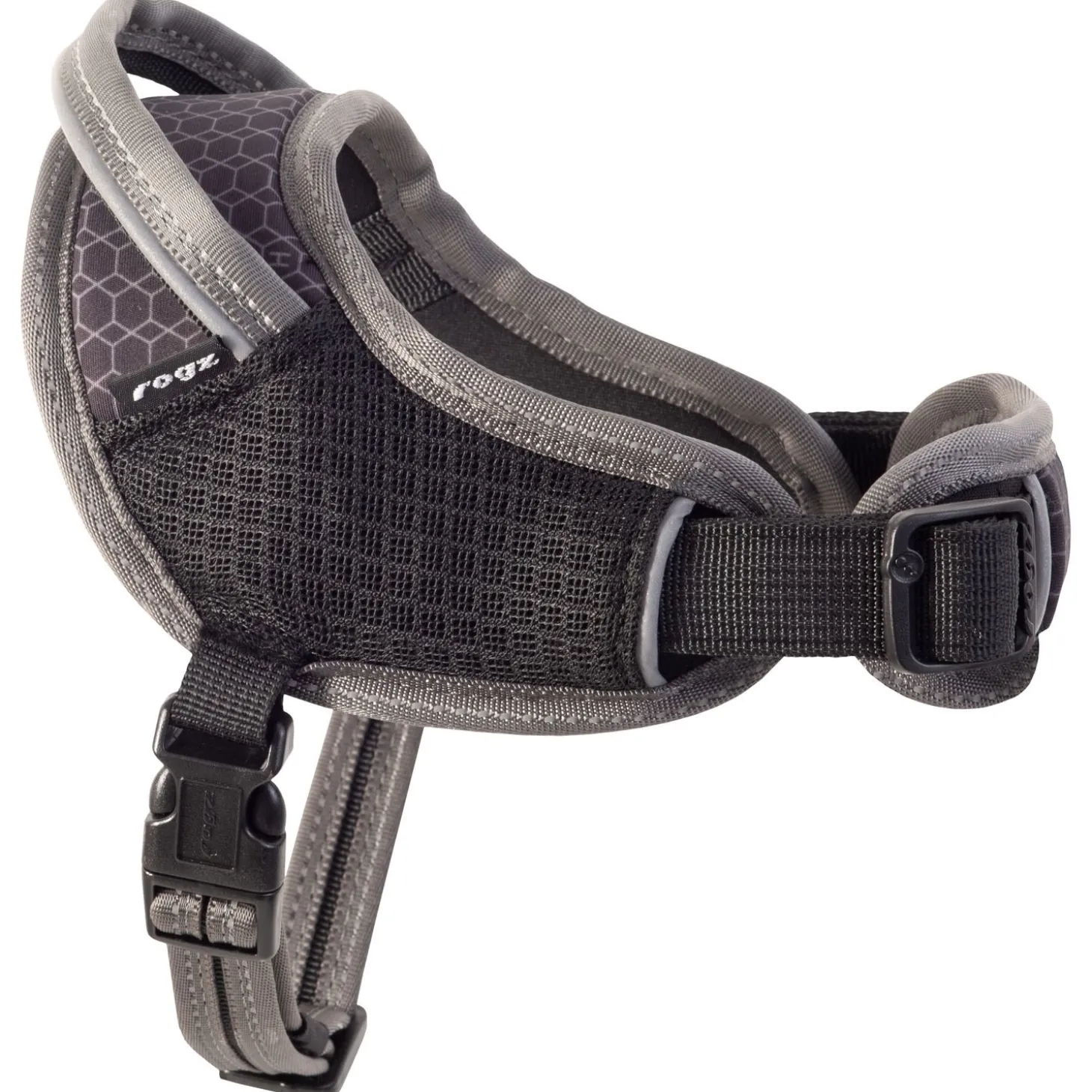 Rogz Air Tech Sport Tuig Zwart&Grijs - Hondenharnas