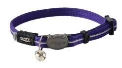 Rogz Alleycat Halsband Paars - Kattenhalsband