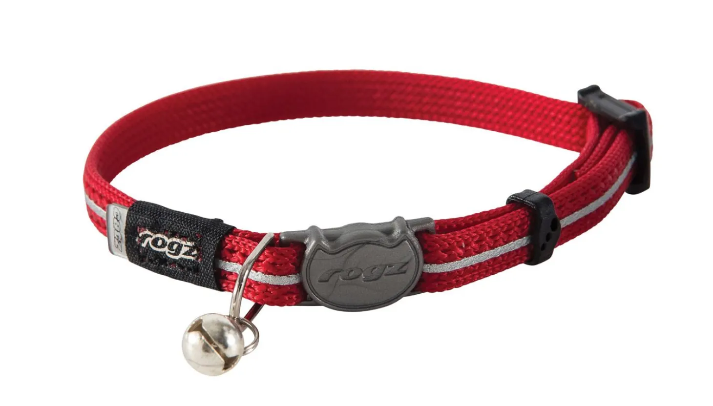 Rogz Alleycat Halsband Rood - Kattenhalsband