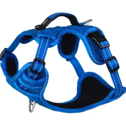 Rogz Explore Tuig Gevoerd Blauw - Hondenharnas