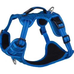 Rogz Explore Tuig Gevoerd Blauw - Hondenharnas