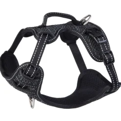 Rogz Explore Tuig Gevoerd Zwart - Hondenharnas