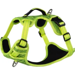 Rogz Explore Tuig Gevoerd Geel - Hondenharnas