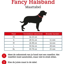 Rogz Fancy Halsband Paw - Hondenhalsband - Navy Xs