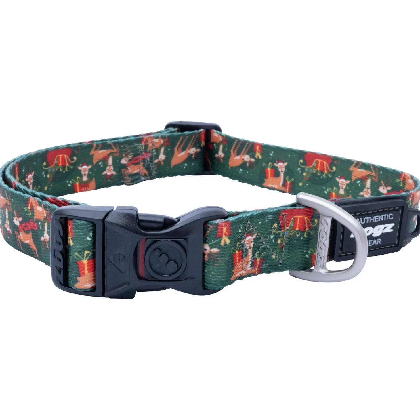 Rogz Fusion Halsband - Hondenhalsband - Groen M