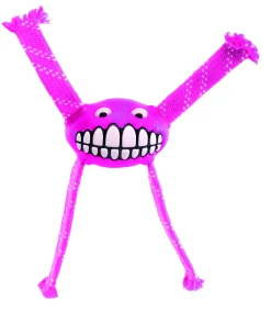 Rogz Grinz Flossy Roze - Hondenspeelgoed