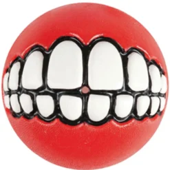 Rogz Grinz Treat Ball Small - Hondenspeelgoed - Rood S