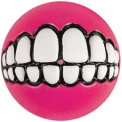 Rogz Grinz Treat Ball Small - Hondenspeelgoed - Roze S