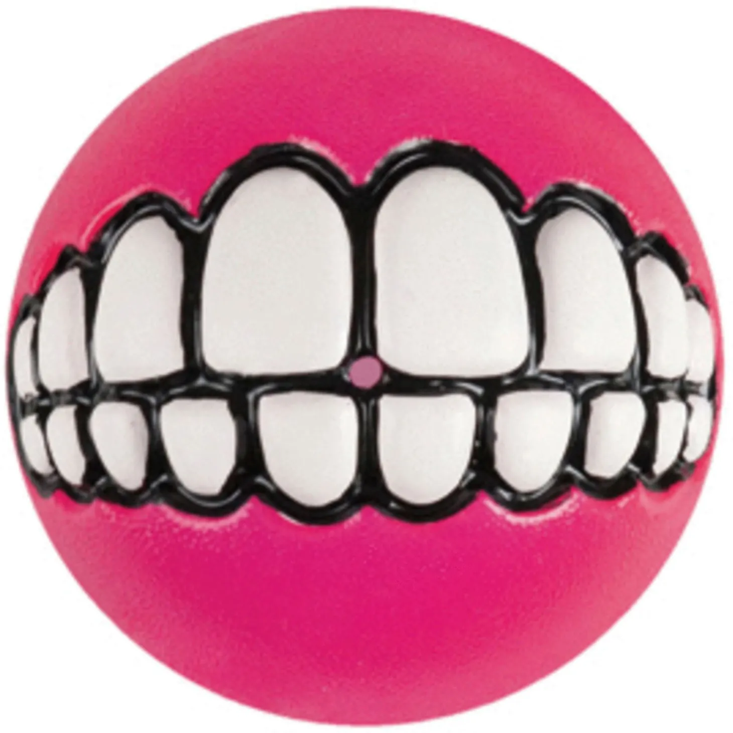 Rogz Grinz Treat Ball Small - Hondenspeelgoed - Roze S