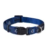 Rogz Jelly Halsband Paw - Hondenhalsband - Navy S