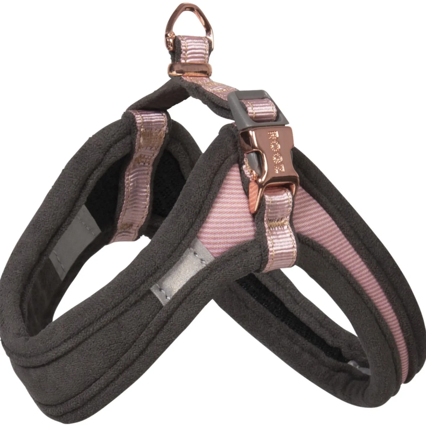 Rogz Urban Fast Fit Tuig Roze&Grijs&Rosé - Hondenharnas