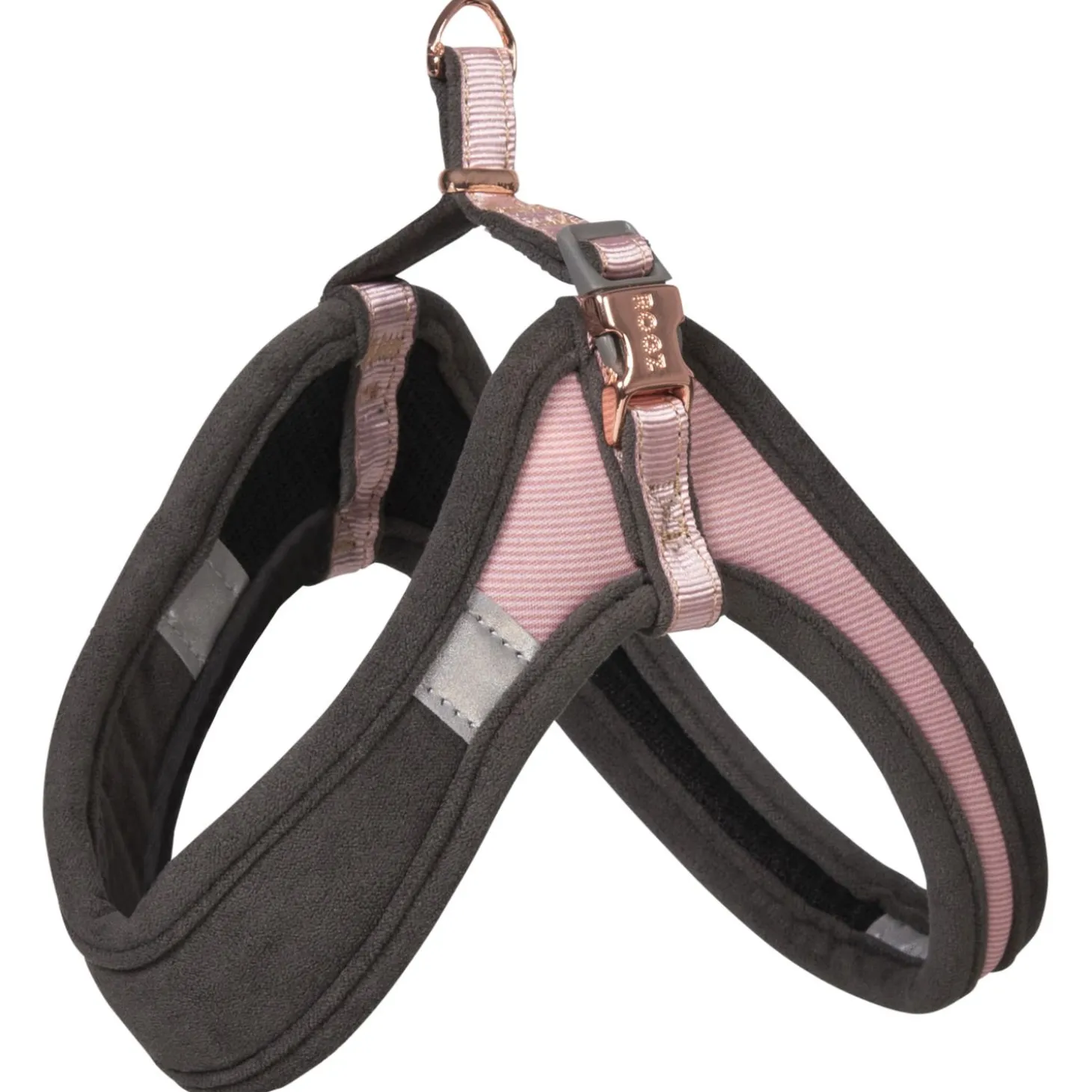 Rogz Urban Fast Fit Tuig Roze&Grijs&Rosé - Hondenharnas