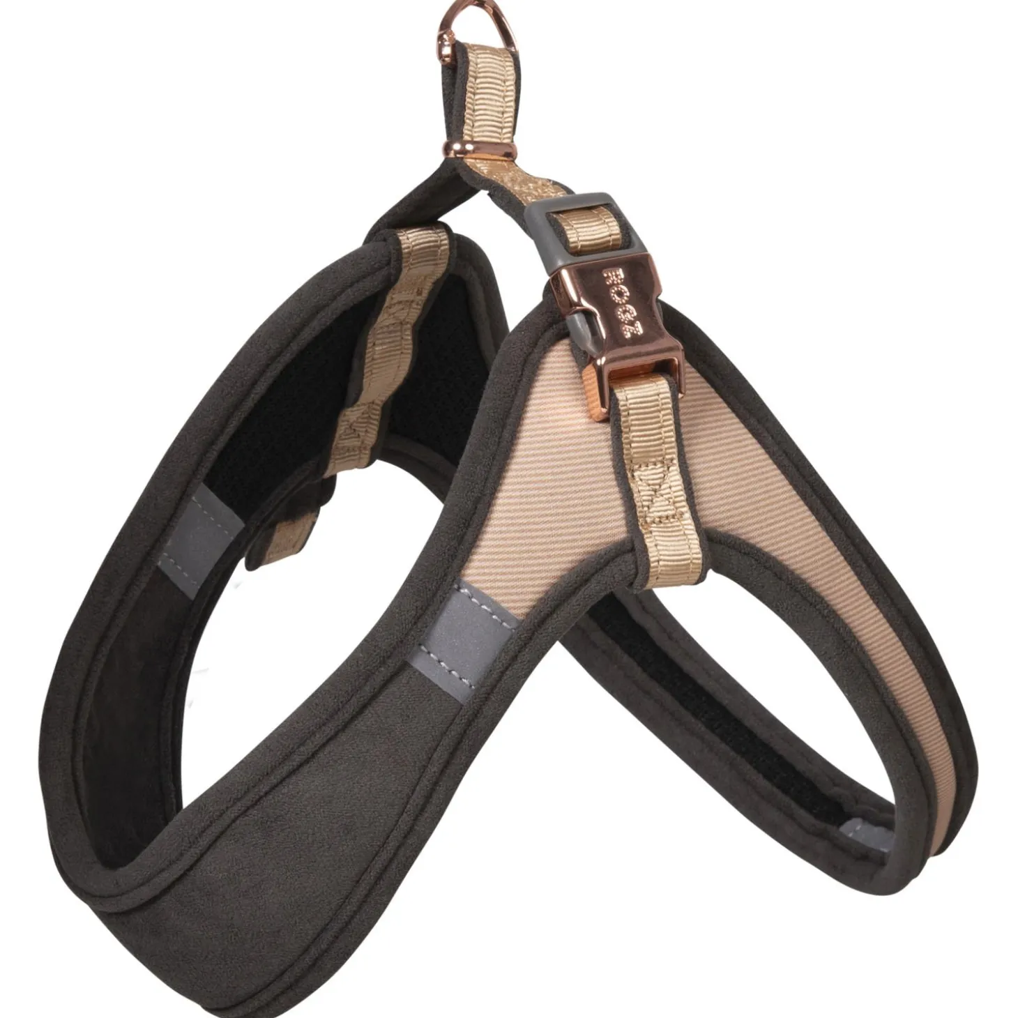 Rogz Urban Fast Fit Tuig Goud&Grijs&Rosé - Hondenharnas