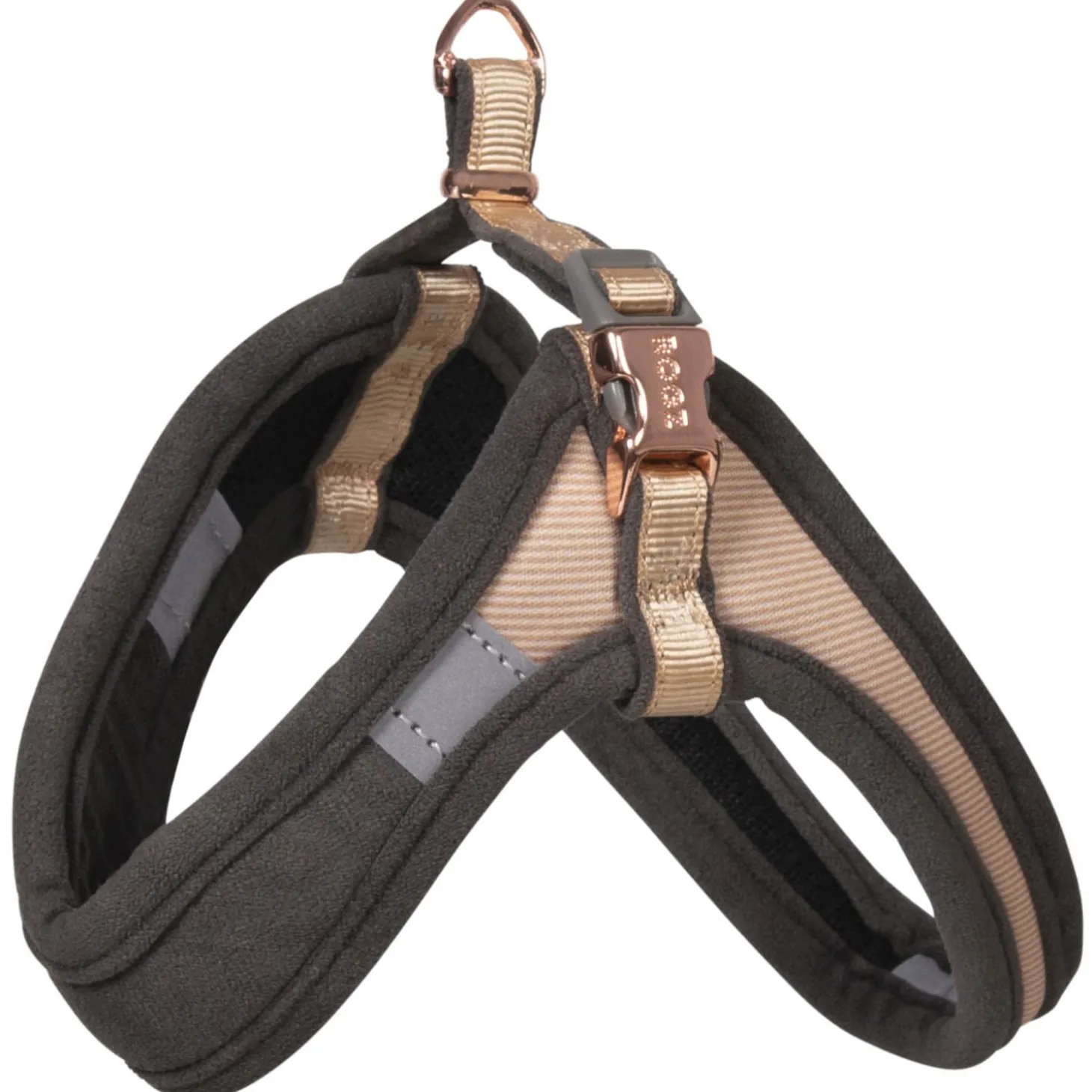 Rogz Urban Fast Fit Tuig Goud&Grijs&Rosé - Hondenharnas