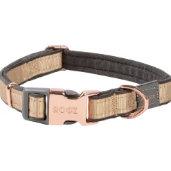 Rogz Urban Halsband Goud&Grijs&Rosé - Hondenhalsband