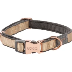 Rogz Urban Halsband Goud&Grijs&Rosé - Hondenhalsband