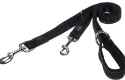 Rogz Utility Multilijn - Hondenriem - 180x1.6 cm Zwart M