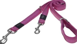 Rogz Utility Multilijn - Hondenriem - 180x1.6 cm Roze M