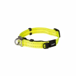 Rogz Utility Safety Halsband - Hondenhalsband - Geel 42-66x2.5 Cm Xl
