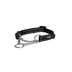 Rogz Utility Sliphalsband Ketting Zwart - Hondenhalsband