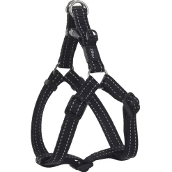Rogz Utility Step-In Tuig - Hondenharnas - Zwart 27-38x1.1 Cm S
