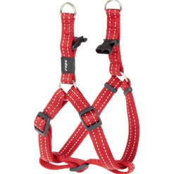 Rogz Utility Step-In Tuig - Hondenharnas - Rood 42-61x1.6 Cm M