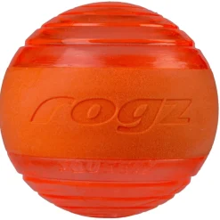 Rogz Yotz Toyz Squeekz - Hondenspeelgoed - Oranje M