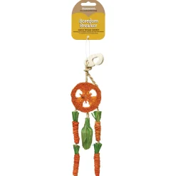Rosewood Naturals Carrot Dream Catcher - Knaagdiersnack - 9x3x35 cm