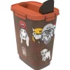 Rotho Mypet Voeder Strooicontainer - Hondenvoerbewaarbak - 243x179x322 mm 10 l 389 g Oranje