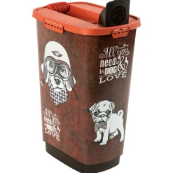 Rotho Mypet Voeder Strooibus - Hondenvoerbewaarbak - 195x136x270 mm 4.1 l 225 g Oranje