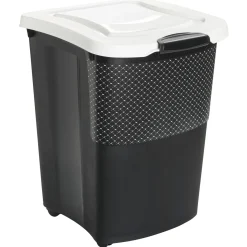 Rotho Mypet Voercontainer Zwart&Wit - Hondenvoerbewaarbak