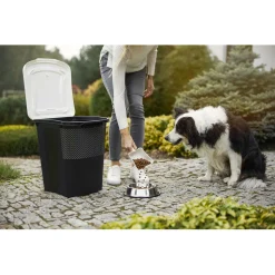 Rotho Mypet Voercontainer Zwart&Wit - Hondenvoerbewaarbak