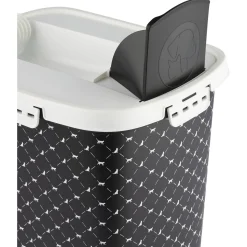 Rotho Mypet Voercontainer Zwart&Wit - Hondenvoerbewaarbak