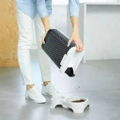 Rotho Mypet Voercontainer Zwart&Wit - Hondenvoerbewaarbak