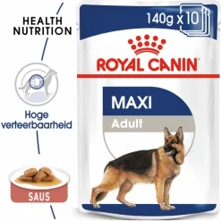Royal Canin Maxi Adult Natvoer - Hondenvoer - 10x140 g