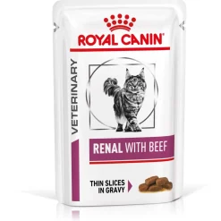 Royal Canin Veterinary Diet Renal Beef Wet - Kattenvoer - 12x85 g