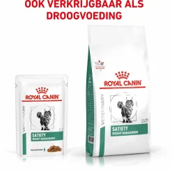 Royal Canin Veterinary Diet Satiety Weight Management Wet - Kattenvoer - 12x85 g