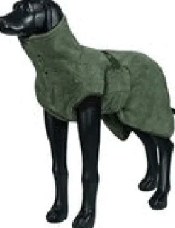 Rukka Pets Medea Eco - Luxe Badjas Olijfgroen - Hondenverzorging