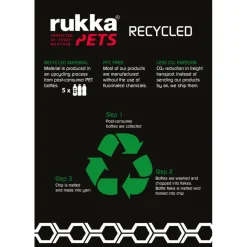 Rukka Pets Medea Eco - Luxe Badjas Olijfgroen - Hondenverzorging
