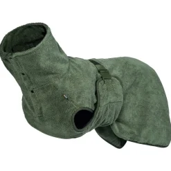 Rukka Pets Medea Eco - Luxe Badjas Olijfgroen - Hondenverzorging