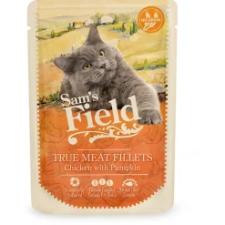 Sam's Field Cat Maaltijdzakjes True Meat Filets 85 g - Kattenvoer
